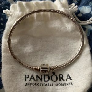 Small Pandora bracelet 6.75 inches